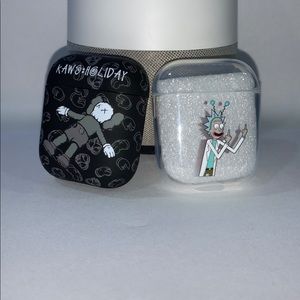Kaws and rick and morty Apple AirPod case bundle